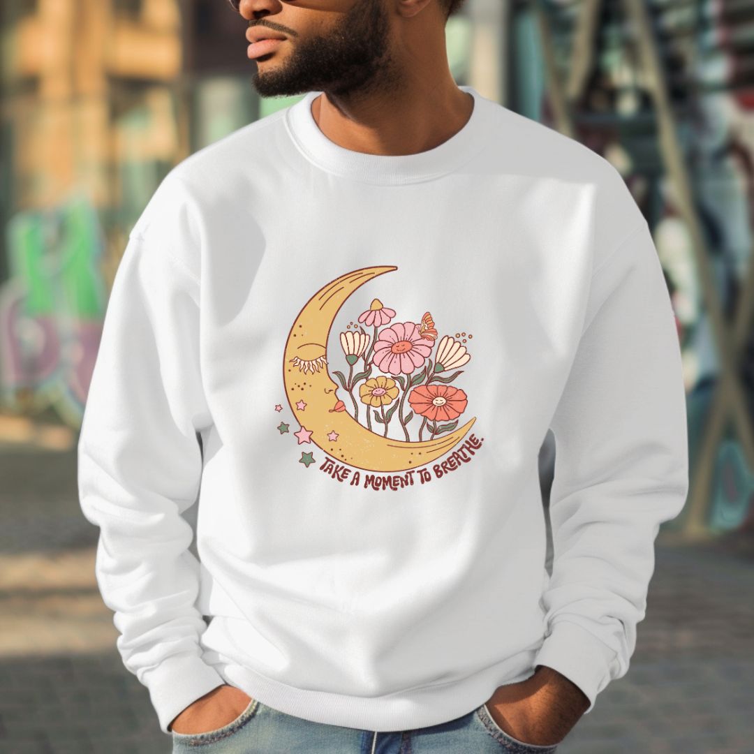 Boho Chic Moon Sweatshirt