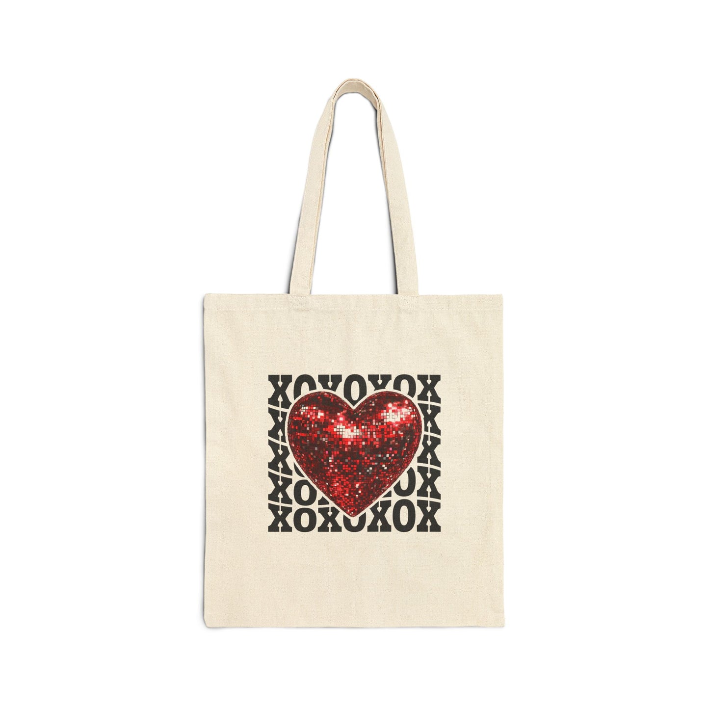 Retro Love Canvas Tote