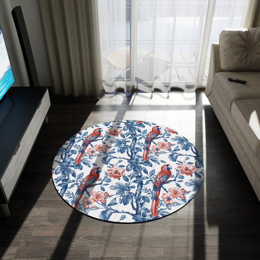 Tropical Elegance Round Rug